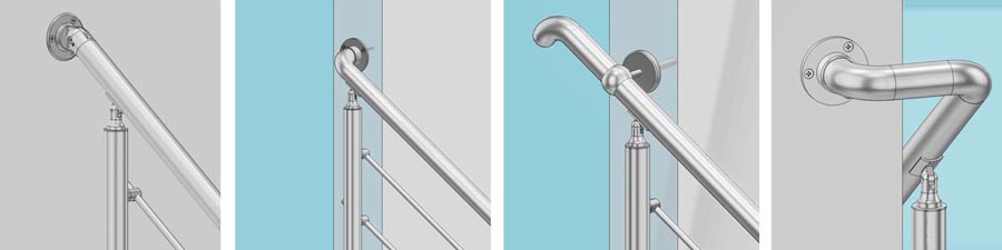 depart mural de renfort pour garde corps inox gagner en rigidite